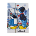 Typisch Hollands Notizbuch - Magnetisch - Kissing Couple Holland - A5-Format