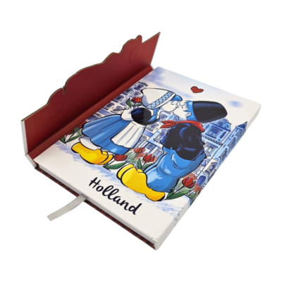 Typisch Hollands Notebook - Magnetic - Kissing Couple Holland