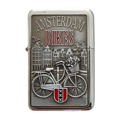 Matix Zipper Gasoline lighter - Amsterdam - Bikes