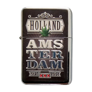 Typisch Hollands Zipper Benzine-aansteker - Amsterdam - Classic