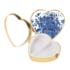 Typisch Hollands Pill box - Gold colored - heart shape - Delft blue tile tableau