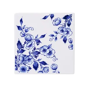 Heinen Delftware Delft blue tile Blossom