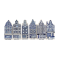 Typisch Hollands Amsterdam Gevelhuisjes - Set van 6 magneten.