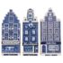 Matix Holland- und Amsterdamer Fassadenhäuser – Set mit 3 Magneten.