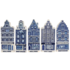 Matix Amsterdam and Holland Facade Houses - Set of 5 magnets.