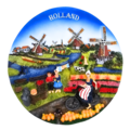 Typisch Hollands Holland - Wandbord - Full Color 13cm