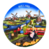 TTD Gifts Holland - Wandteller - Vollfarbig 13cm