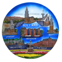 Typisch Hollands Wall plate Color - Holland 20 cm