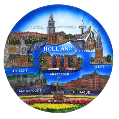 TTD Gifts Wandbord Color - Holland
