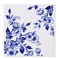 Heinen Delftware Delft blue tile Blossom