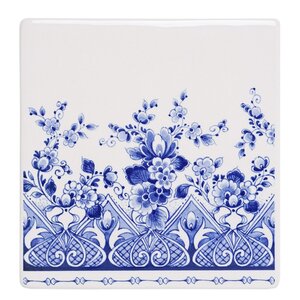 Heinen Delftware Delft blue tile Majolica