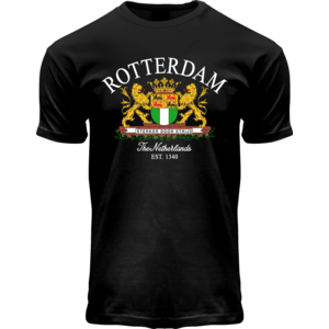 Fox Originals T-Shirt Rotterdam (est 1340) Wapen van Rotterdam