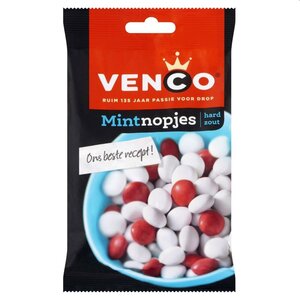 Typisch Hollands Venco - Licorice -Mint studs - Red-White