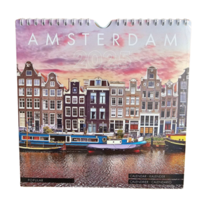 Typisch Hollands Amsterdam wand-kalender 2025