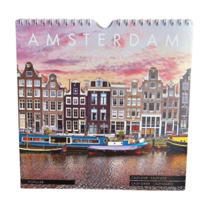 Typisch Hollands Amsterdamer Wandkalender 2025
