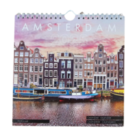 Typisch Hollands Amsterdamer Wandkalender 2025