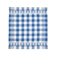 Typisch Hollands Theedoek - Blauw geruit