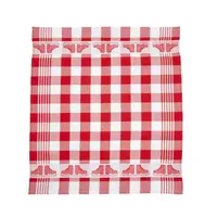 Typisch Hollands Tea towel - Skating - Red