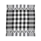 TTD Gifts Tea towel Black White - Licorice