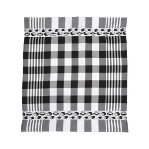 TTD Gifts Tea towel Black White - Licorice