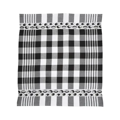 Typisch Hollands Tea towel Black White - Licorice