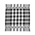 TTD Gifts Tea towel Black White - Licorice