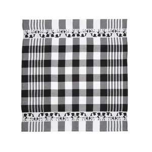 Typisch Hollands Tea towel Cows - Black and White