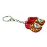 Typisch Hollands Keychain 2 clogs - Red