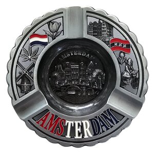 Typisch Hollands Aschenbecher rund um Amsterdam – kupferfarben