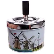 Typisch Hollands Asbak - Druk en Draai ( Molens )