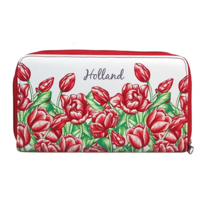 Typisch Hollands Wallet - Women - Tulips - Red