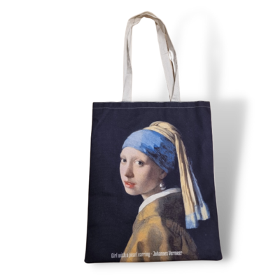 Typisch Hollands Tas katoen - Vermeer - Het meisje met de parel