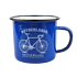 Typisch Hollands Enamel mug Blue bike the Netherlands