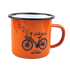 Typisch Hollands Enamel mug Orange bike and balloons