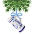 Typisch Hollands Christmas ornament mug with Delft blue windmill