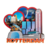 Typisch Hollands Magnet - Rotterdam - Ich liebe Rotterdam - Tages- und Abendlicht