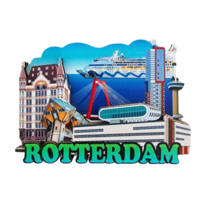 Typisch Hollands Magnet - Rotterdam - Iconic buildings and harbour