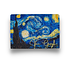 Typisch Hollands Magneet minischilderij - Canvas -  Sterrenhemel - Vincent van Gogh