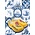 Heinen Delfts blauw Enkele kaart - Delfts blauw - Klassiek met klompen