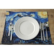Typisch Hollands Placemat - Sterrennacht - Van Gogh  - 40x50 cm