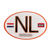 Typisch Hollands Sticker ovaal - NL - Nederland
