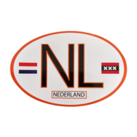 Typisch Hollands Sticker ovaal - NL - Nederland