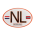 Typisch Hollands Aufkleber oval - NL - Niederlande