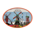Typisch Hollands Sticker oval - Holland - Mill landscape