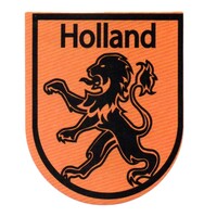 Typisch Hollands Sticker bagde-shape - Orange - Lion Holland