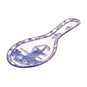 Typisch Hollands Spoon holder - Ceramic - Delft blue - mill