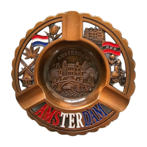 Matix Ashtray around Amsterdam - Copper colored