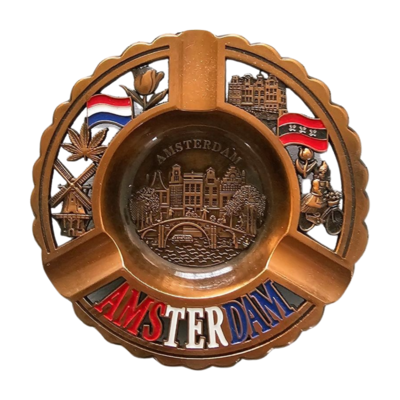 Matix Ashtray around Amsterdam - Copper colored