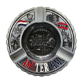 Matix Ashtray around Holland - Amsterdam - Pewter colored