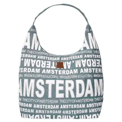 Robin Ruth Fashion Große Schultertasche Amsterdam - Hellblau.